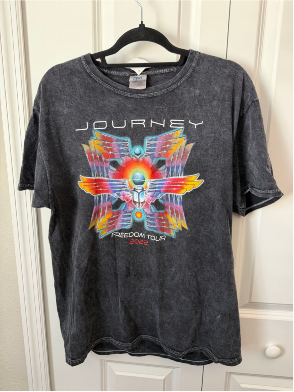 Colortone Journey Freedom Tour 2022 Graphic Tee, Black, Size L
